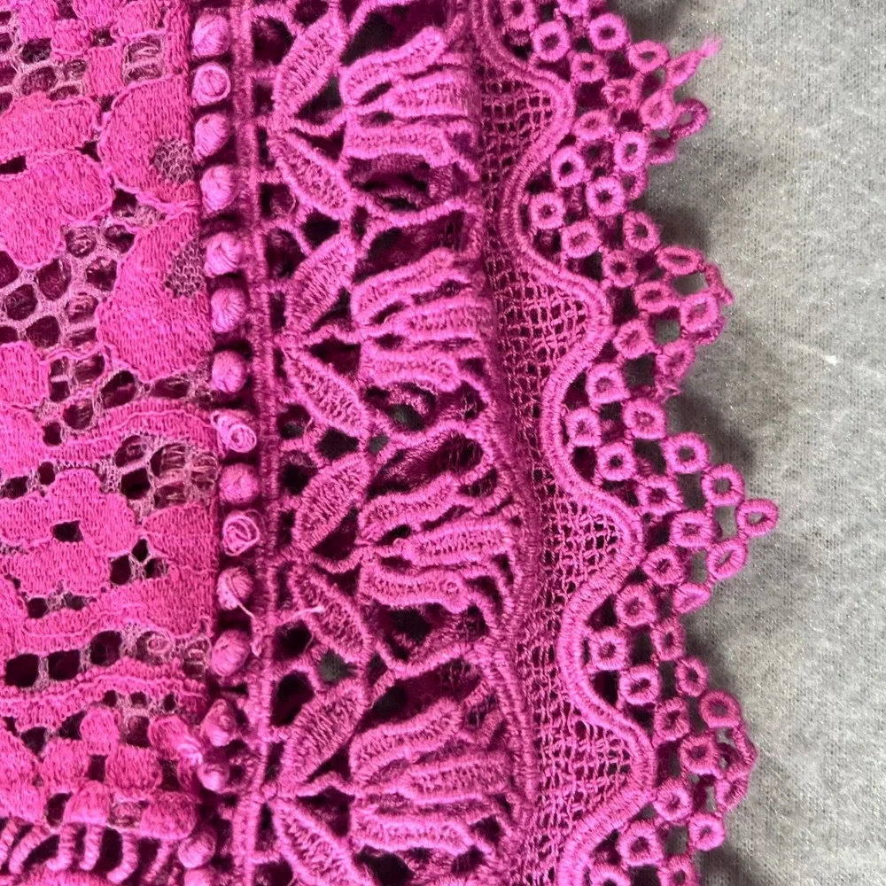 Anthropologie floral lace